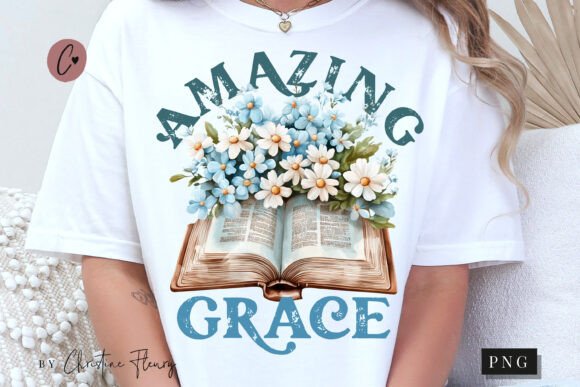 Easter Amazing Grace PNG for T-Shirt Designs