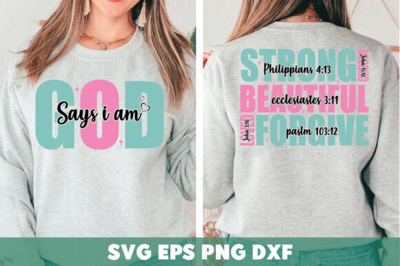 God Says I Am Png, Christian Faith Png