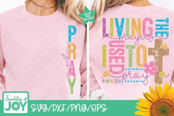 Just Pray Png, Christian Woman Svg and T-Shirt Designs
