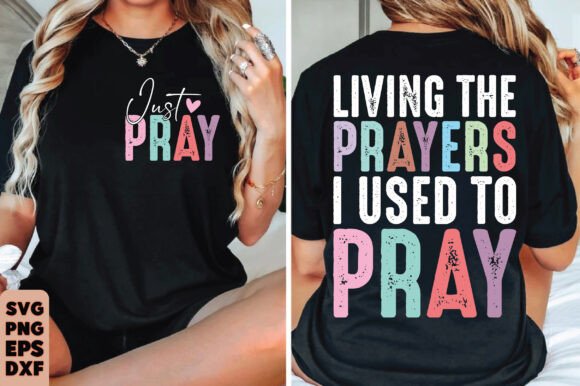 Living the Prayers SVG, Christian PNG