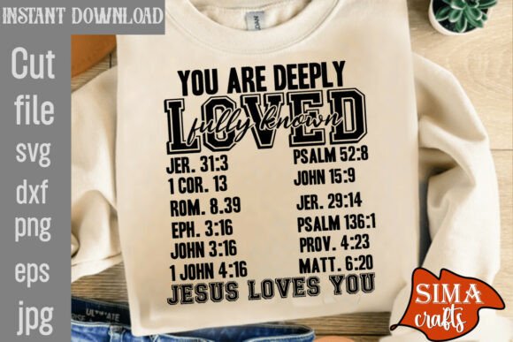 You Are Deeply Loved PNG, Christian Faith